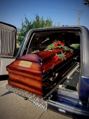 Karawan Firmy Pogrzebowej Blue Eden z Inowrocławia